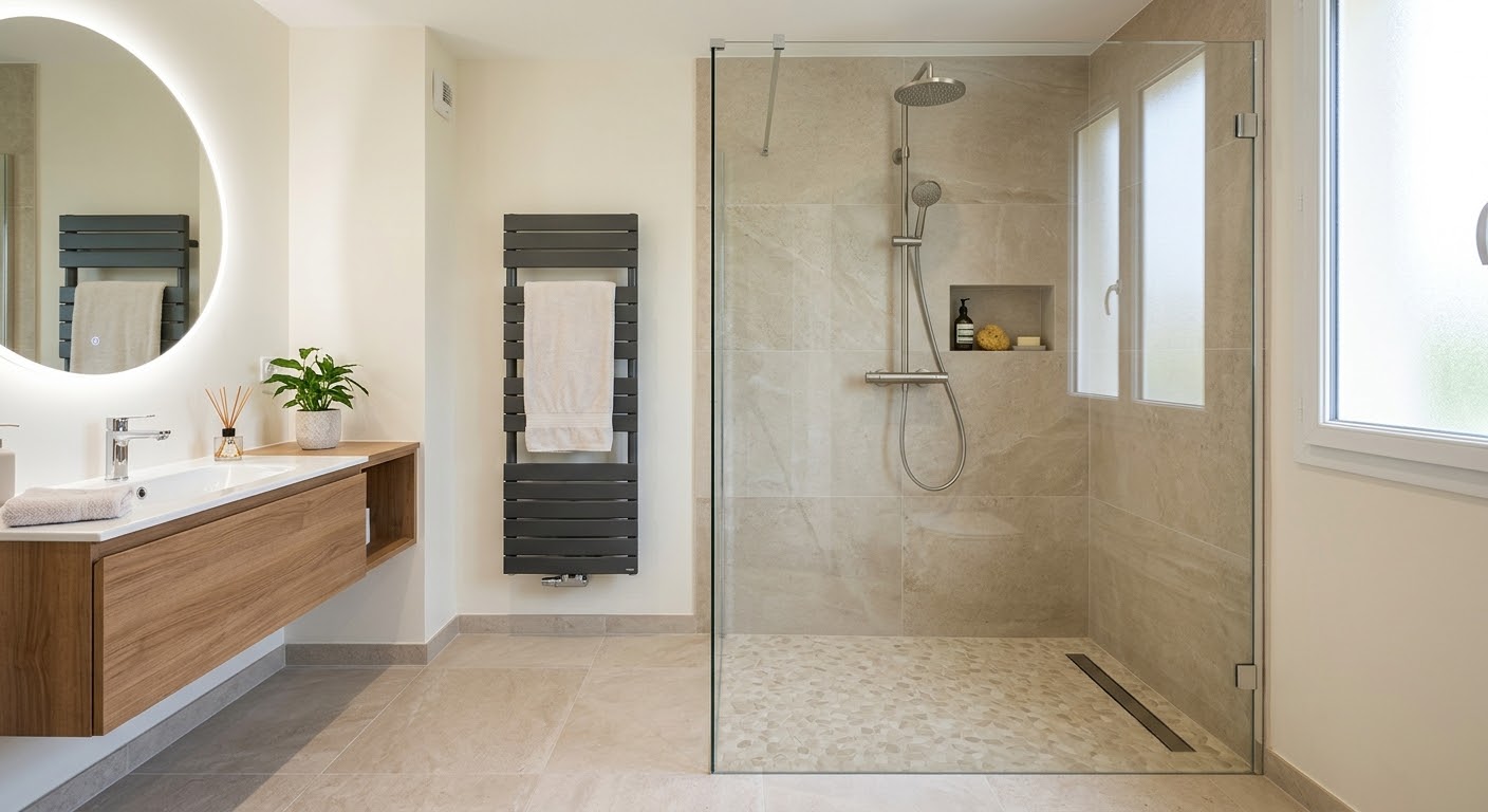 Douche à l'italienne, Nice
